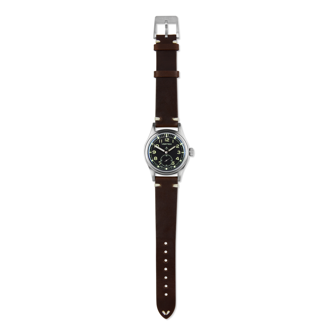 Vintage Brown Leather 18mm Strap