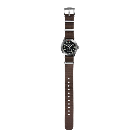 Dark Brown Fabric Watch Strap