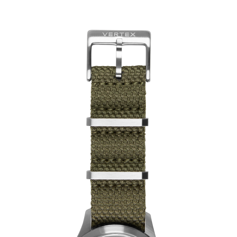 Army Green Cotton Fabric Strap 20mm
