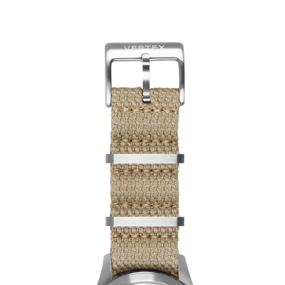 Sand Cotton Fabric Watch Strap 20mm