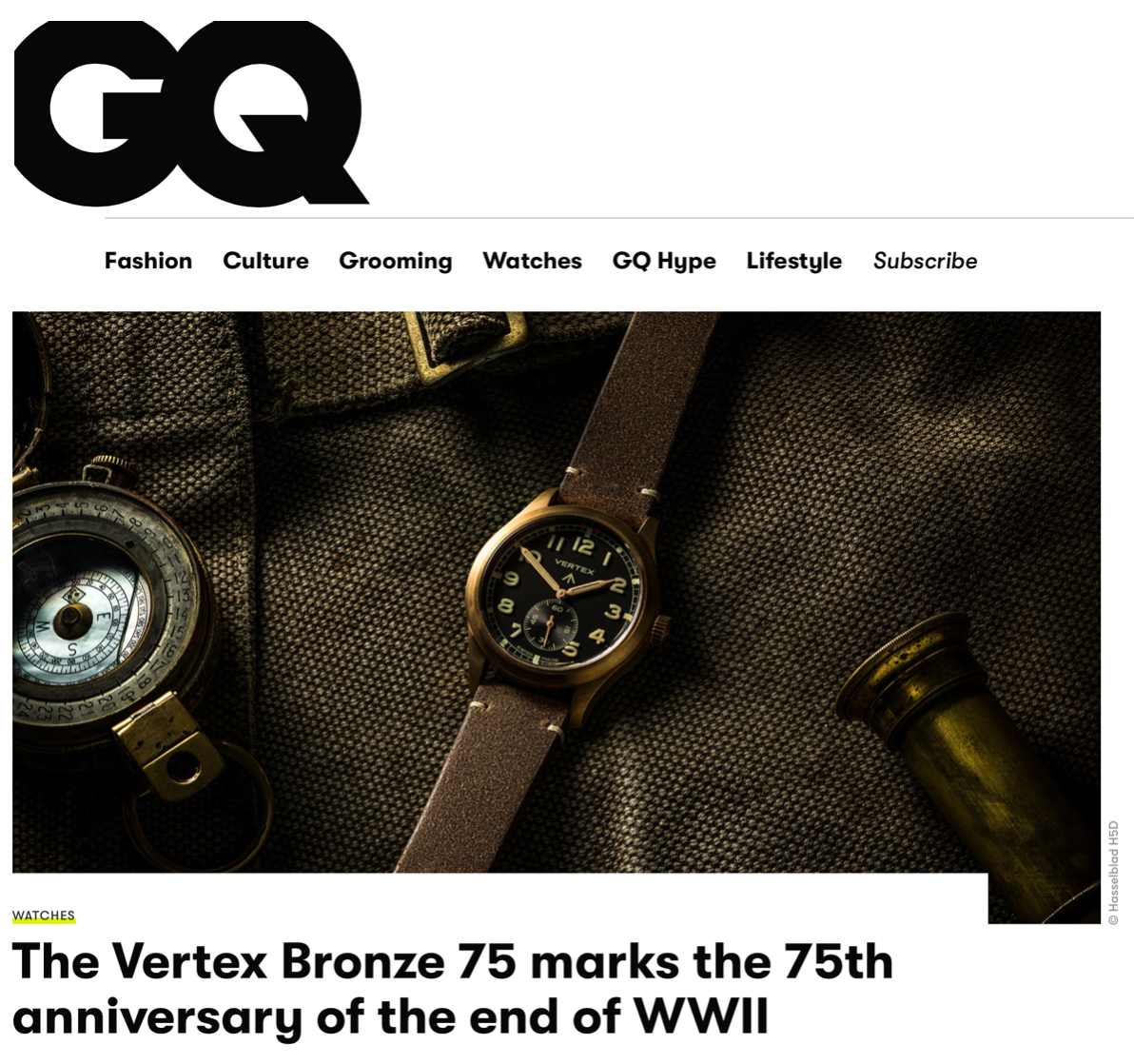 GQ - The Vertex Bronze 75