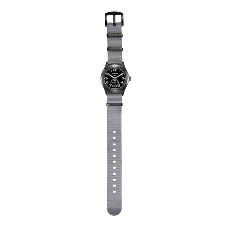 Grey DLC Fabric Watch Strap