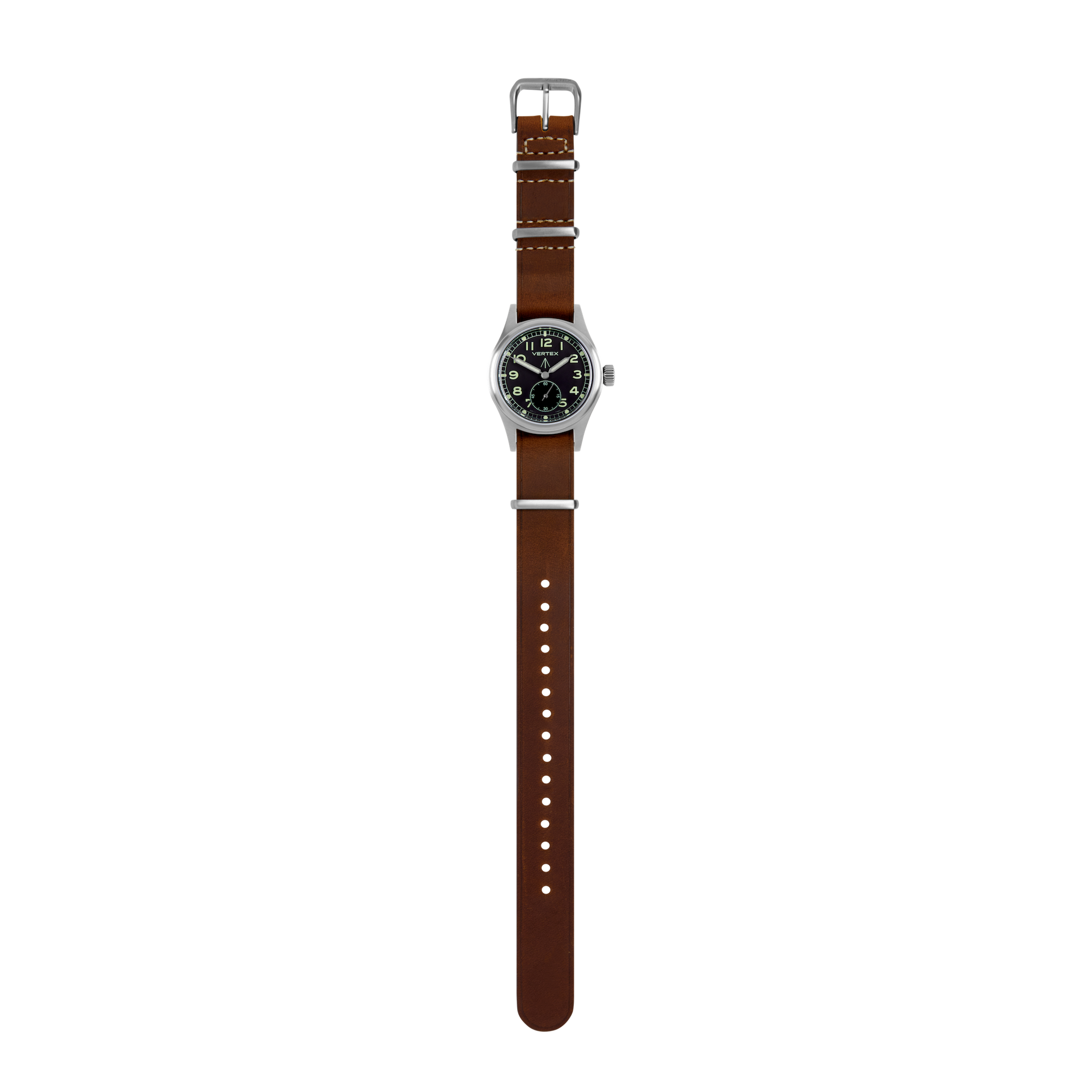 Leather NATO Watch Strap 18mm