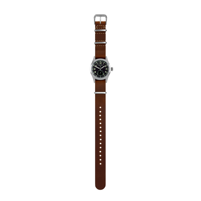 Leather NATO Watch Strap 18mm