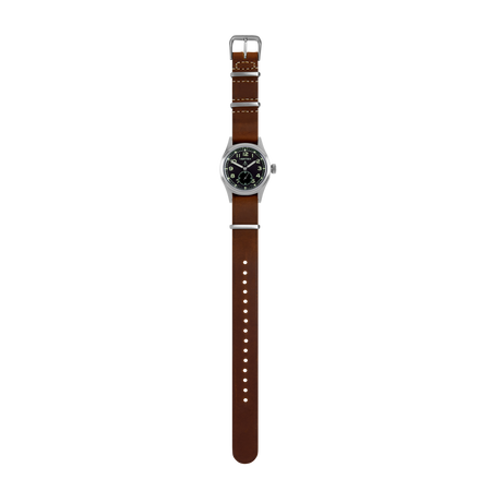 Leather NATO Watch Strap 18mm