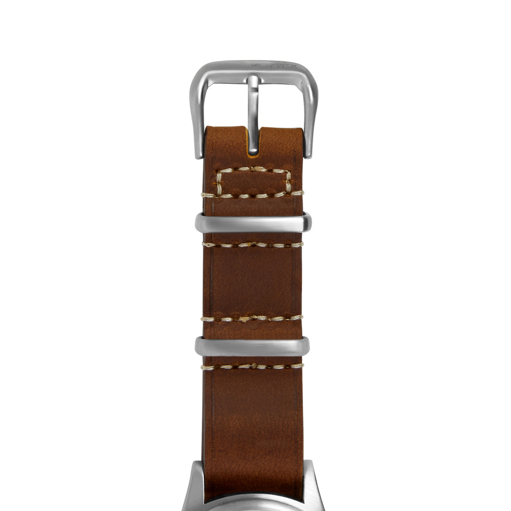 Leather NATO Watch Strap 18mm
