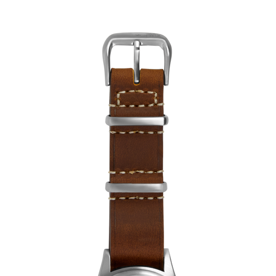 Leather NATO Watch Strap 18mm