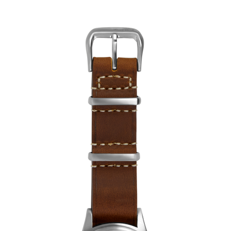 Leather NATO Watch Strap 18mm