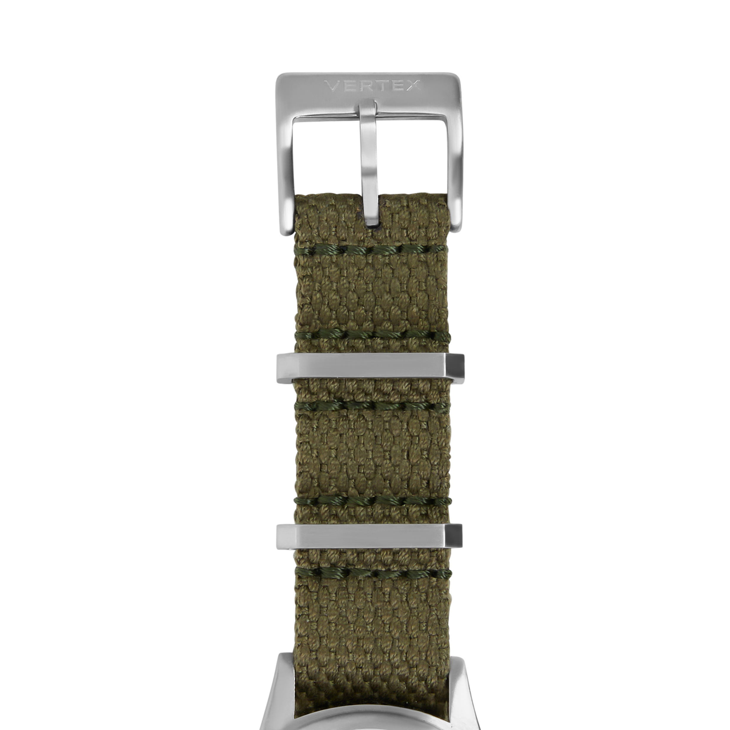 Army Green Cotton Fabric Strap 18mm