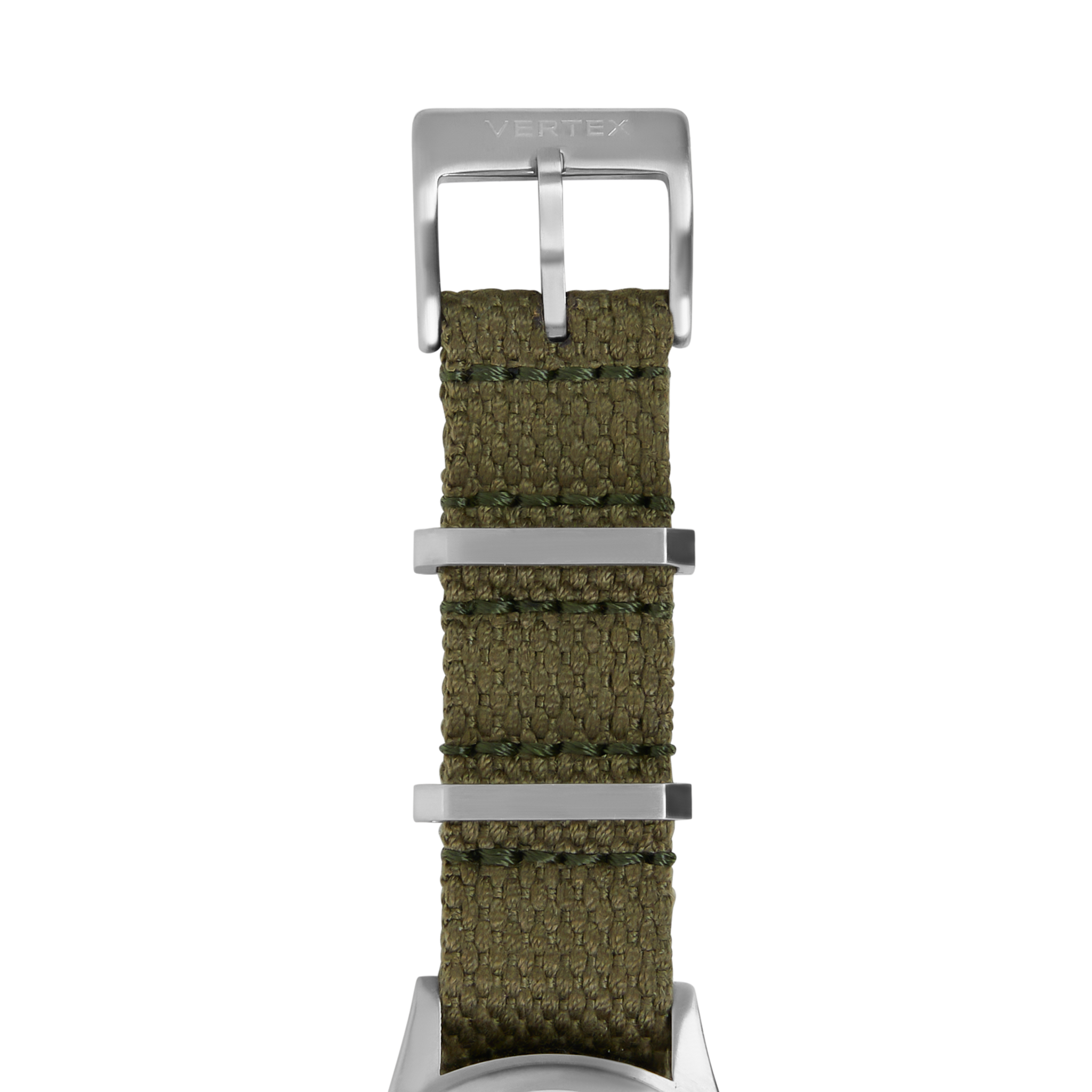 Army Green Cotton Fabric Strap 18mm