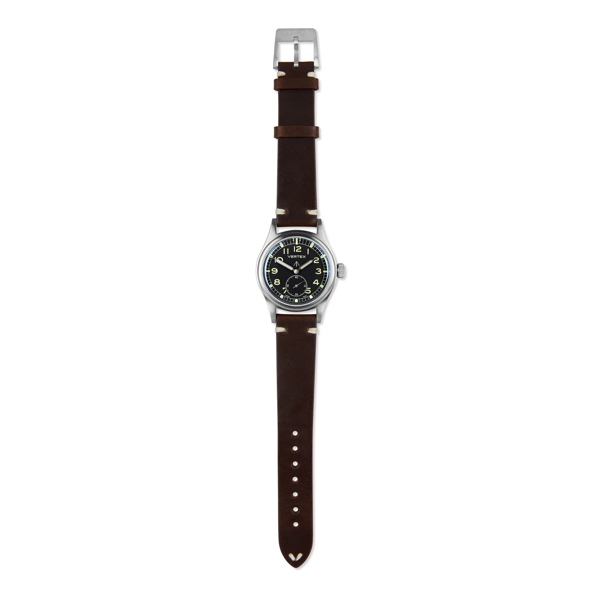 Vintage Brown Leather 18mm Strap