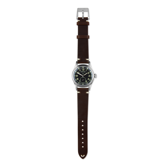 Vintage Brown Leather 18mm Strap