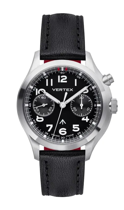 MP45 Monopusher Chronograph - White on Black Heritage