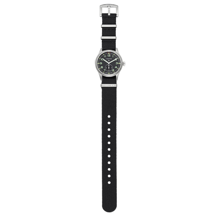 Black Fabric Watch Strap