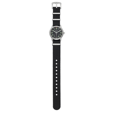 Black Fabric Watch Strap