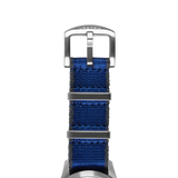 Blue & Grey Fabric Watch Strap