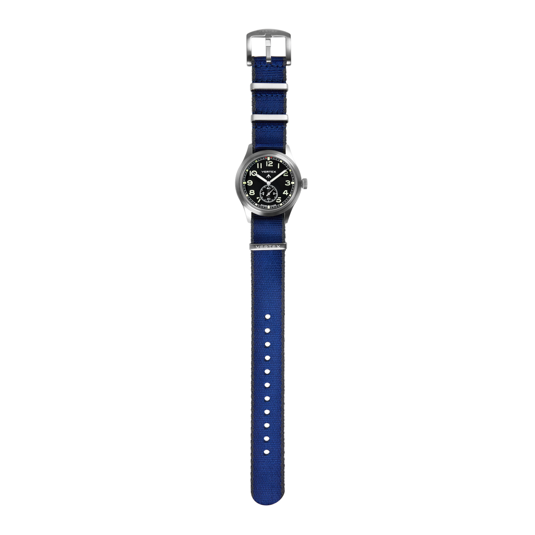 Blue & Grey NATO Watch Strap