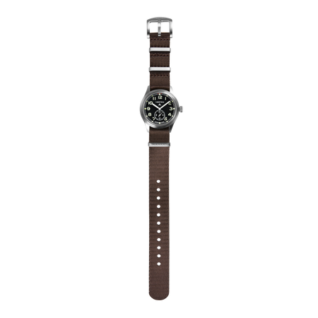 Dark Brown Fabric Watch Strap