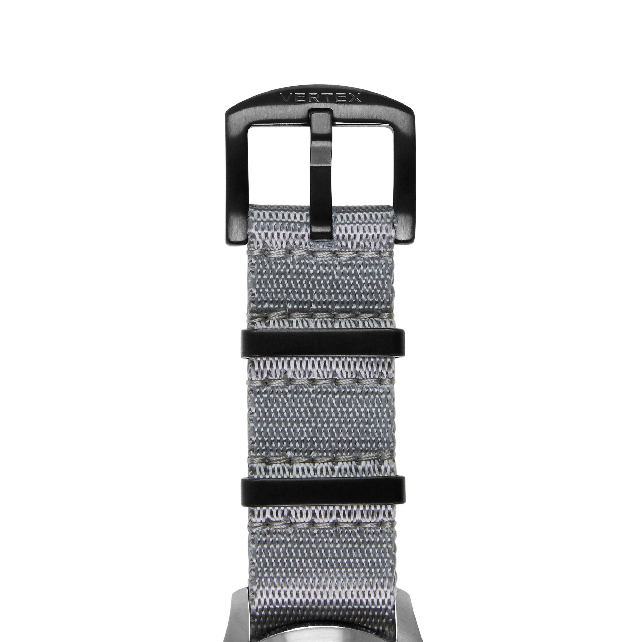 Grey DLC Fabric Watch Strap