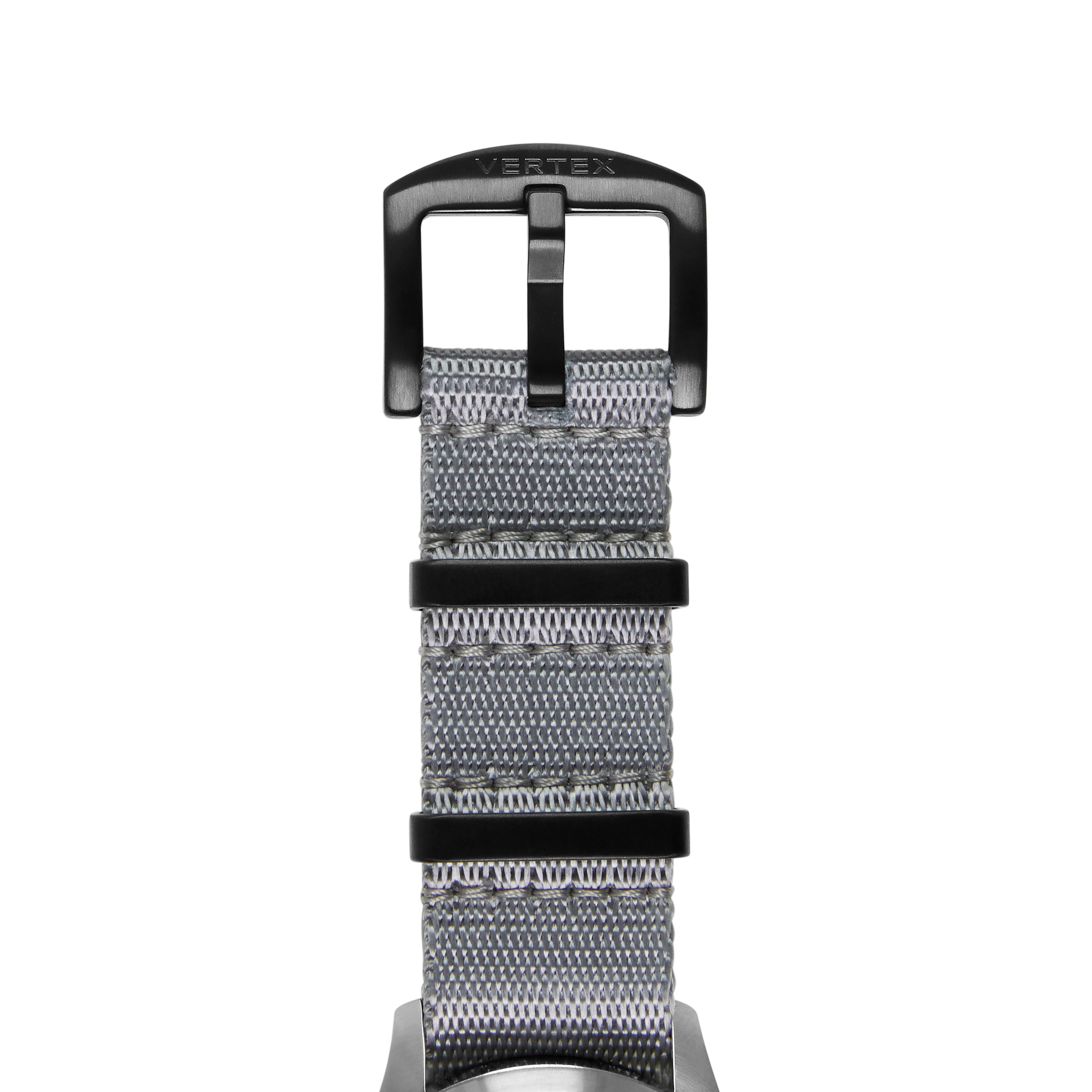 Grey DLC Fabric Watch Strap