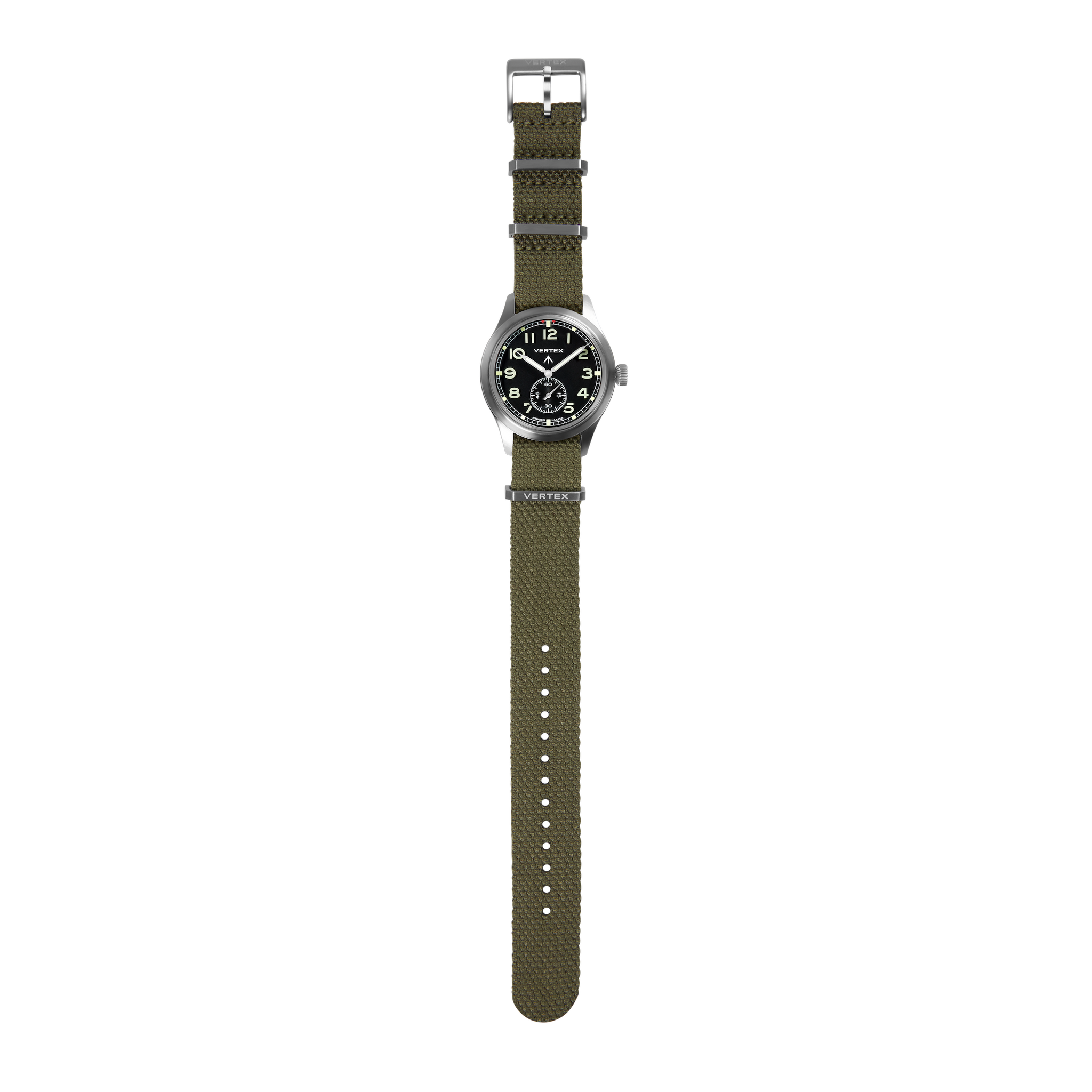Army Green Cotton Fabric Strap 20mm