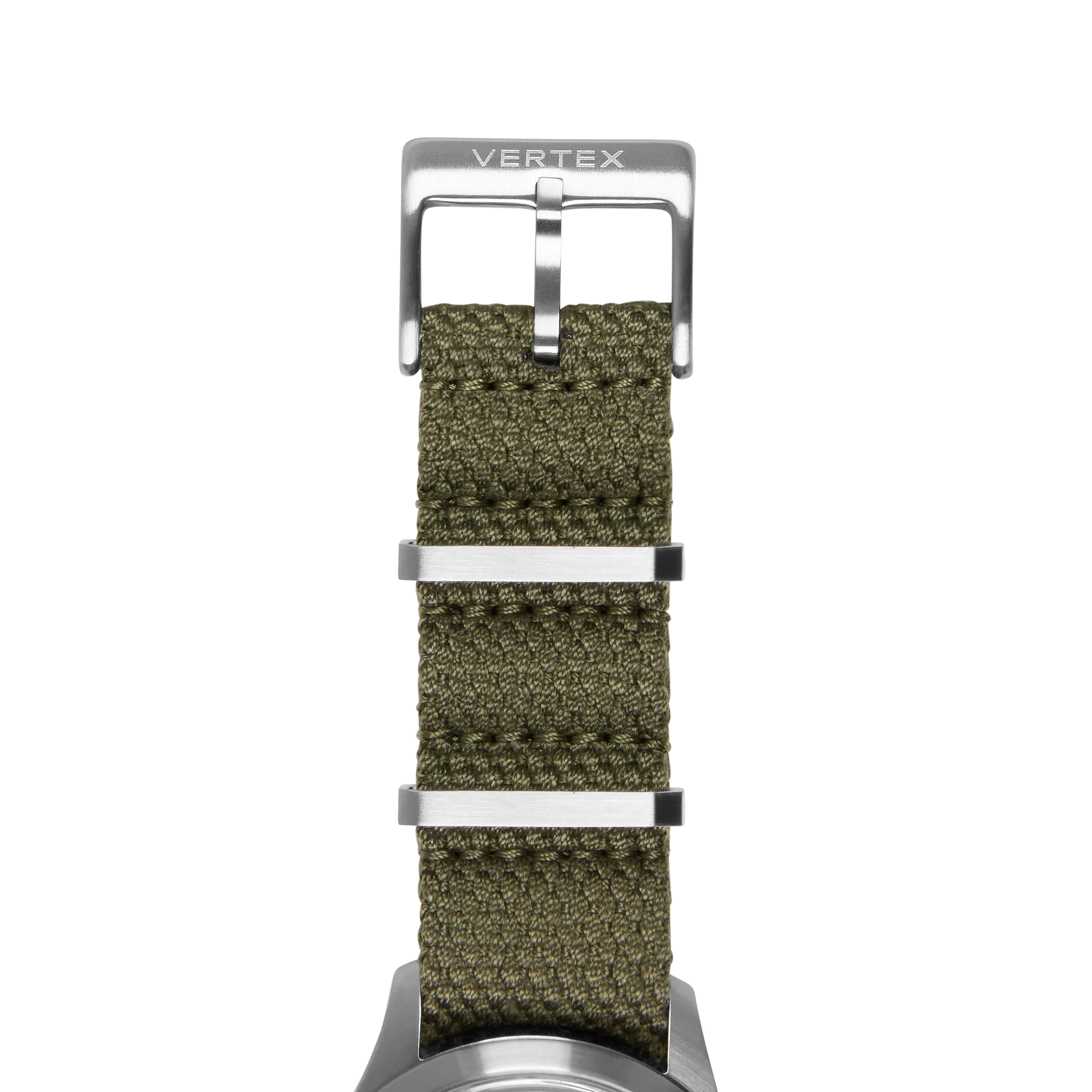 Army Green Cotton Fabric Strap 20mm