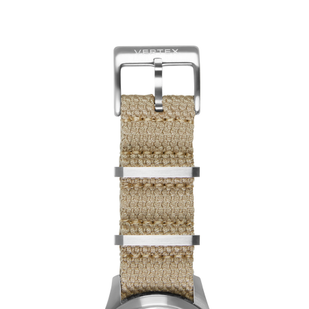 Sand Cotton Fabric Watch Strap 20mm
