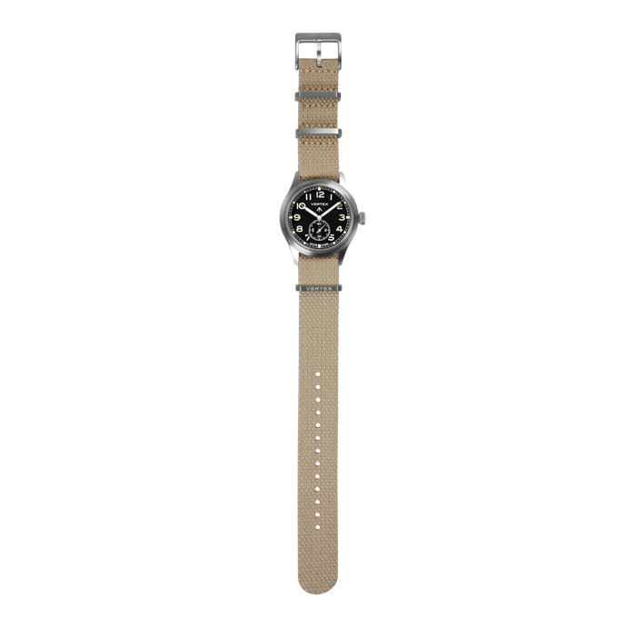 Sand Cotton Fabric Watch Strap 20mm