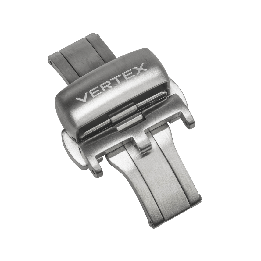 Vertex stainless steel deployant buckle