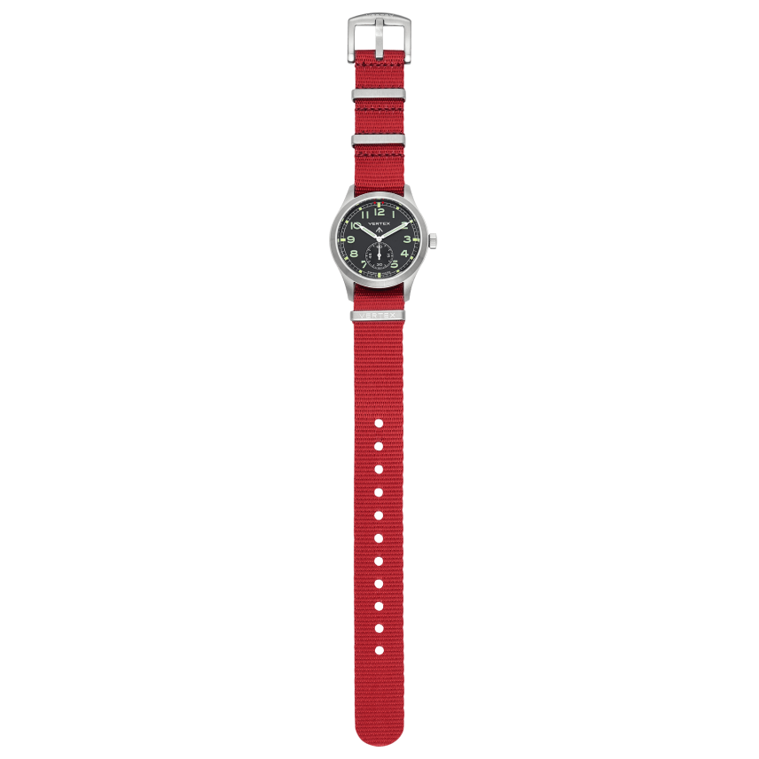 Red NATO watch strap