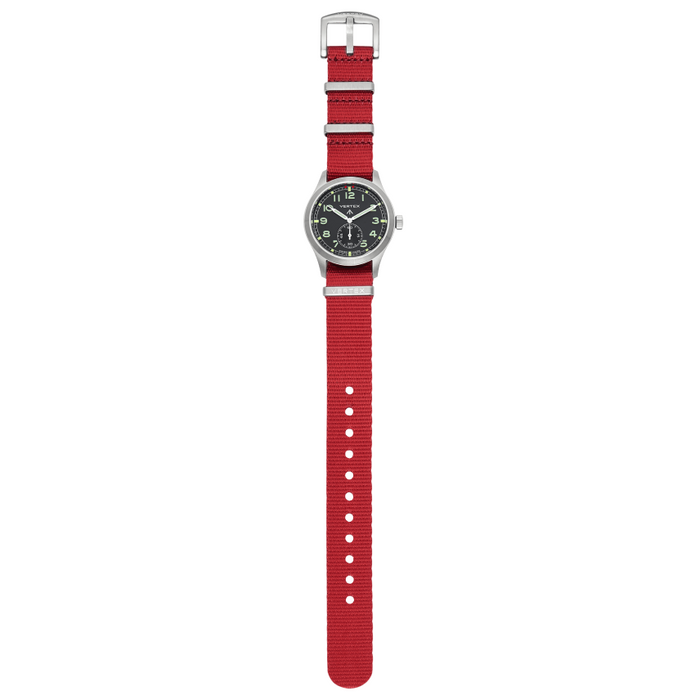 Red Fabric Watch Strap