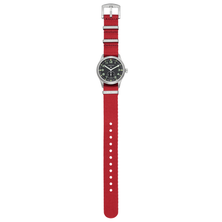 Red Fabric Watch Strap
