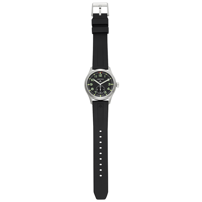 Vertex black rubber strap