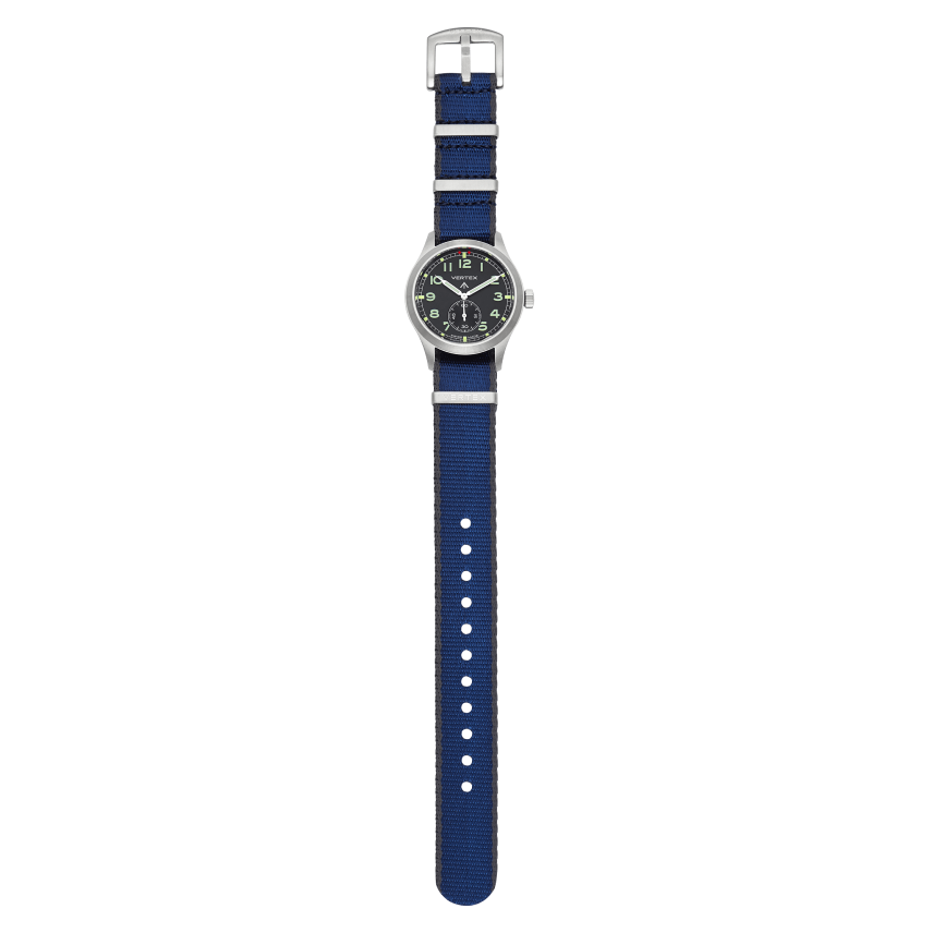 Blue Fabric Watch Strap