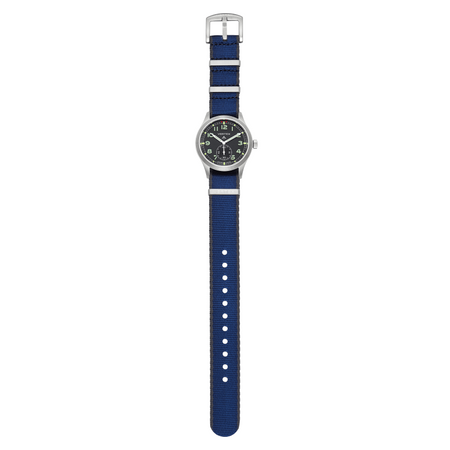 Blue Fabric Watch Strap